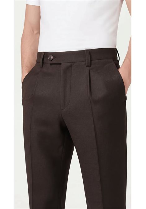 Pantalone Slim Fit con Pinces e Risvolto OUTFIT | OF127P003 PL00812000